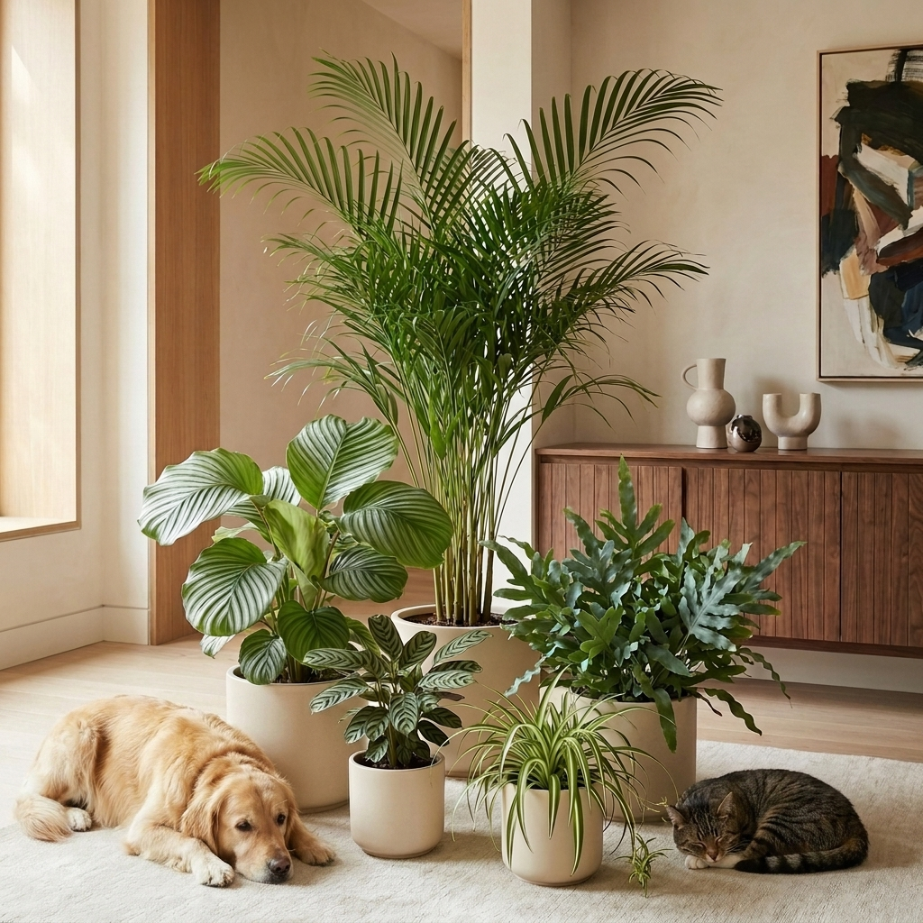 Zimmerpflanzen, die für Katzen und Hunde als ungiftig gelten