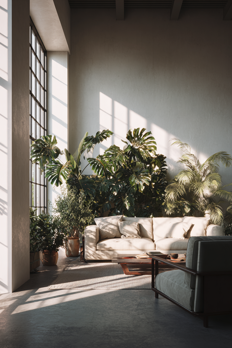 Wie arrangiere ich XXL-Pflanzen in meinem Zuhause richtig