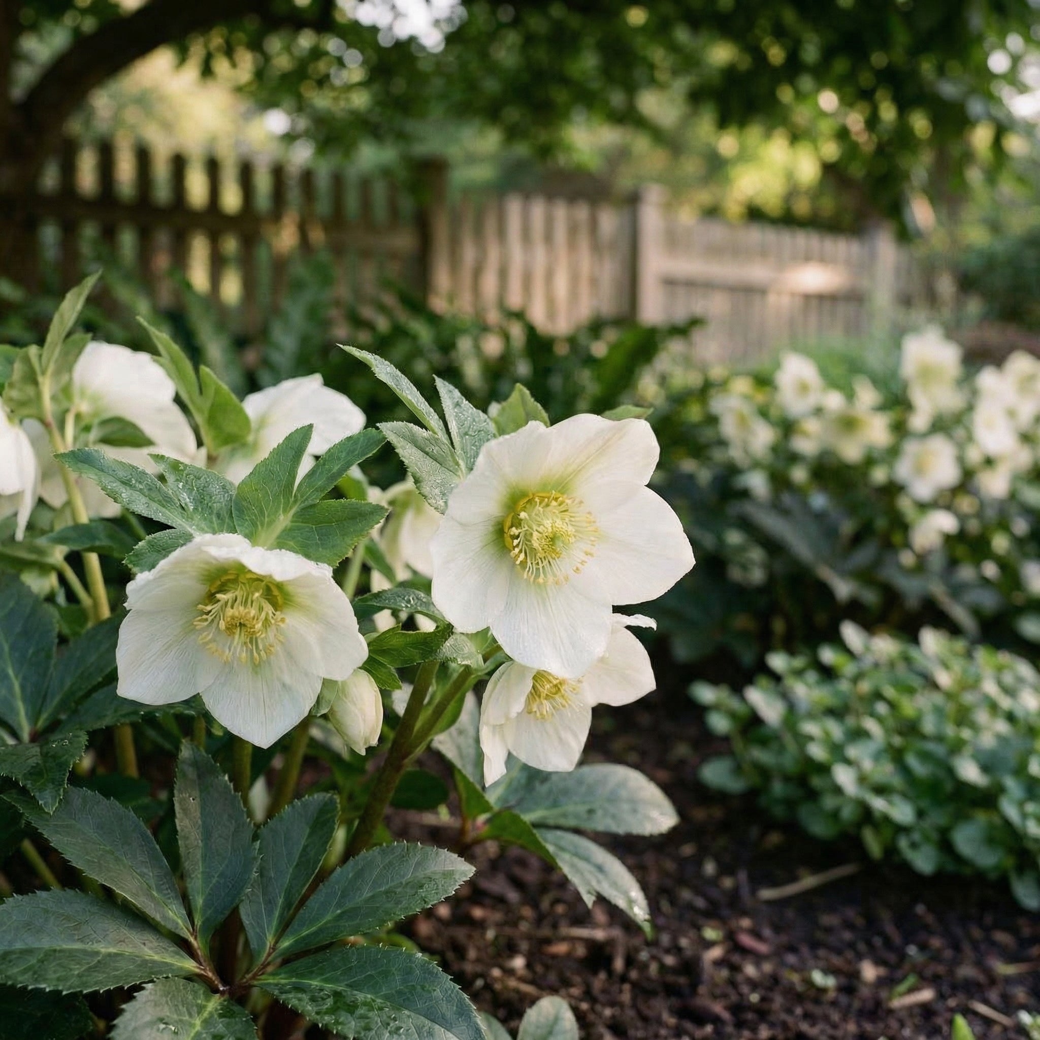Staudenbeet Schattenlichtung - Pflanzenpaket für Schatten - 36 Pflanzen - Größe L