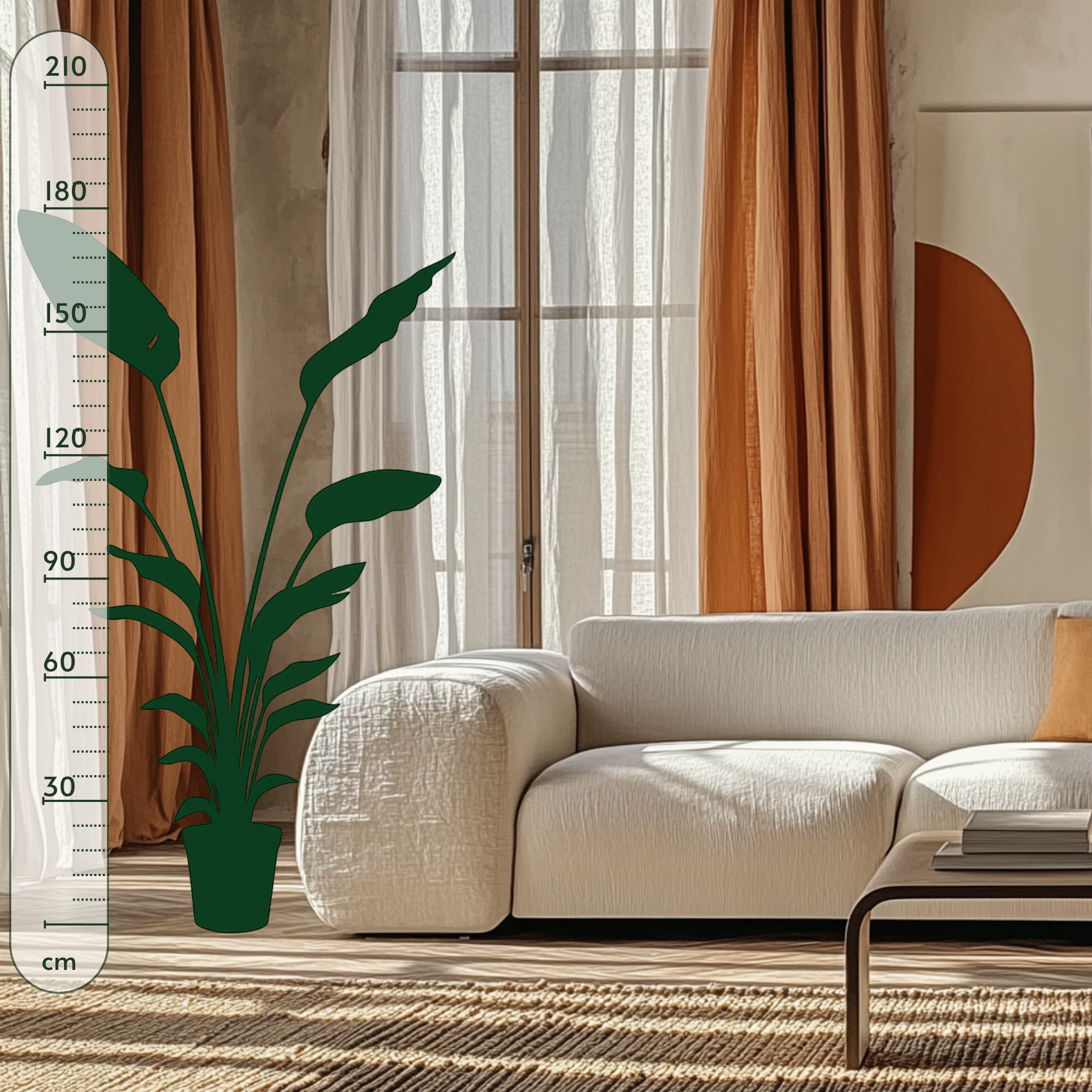 Weiße Baum-Strelitzie – Strelitzia augusta - 180cm - ⌀30 - Luna's Leaf Co.