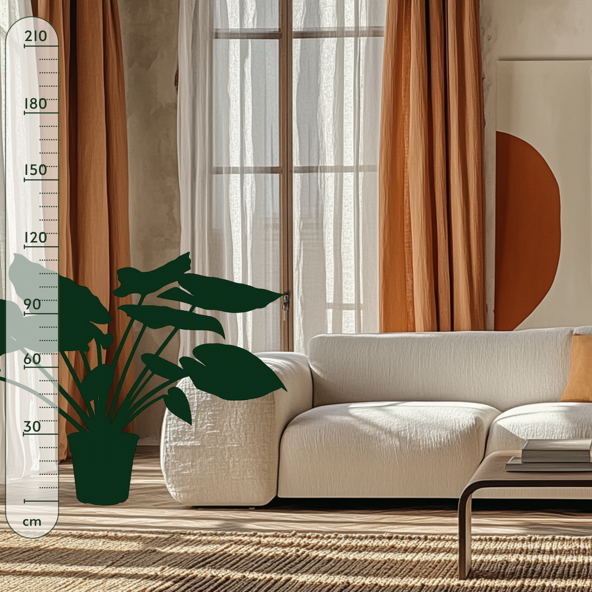Pfeilblatt Wentii – Alocasia wentii - 120 cm - ø32 - Luna's Leaf Co.