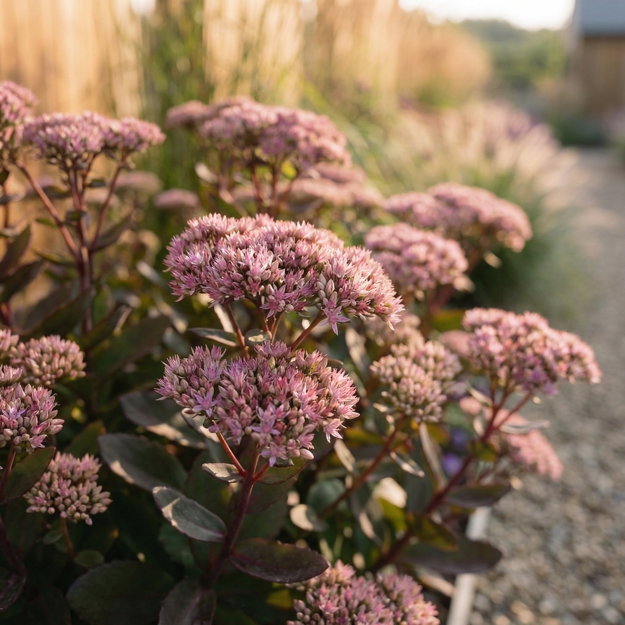 Staudenbeet Streifenbeet Pflegeleicht - Pflanzenpaket für Sonne bis Halbschatten - 36 Pflanzen - Größe L