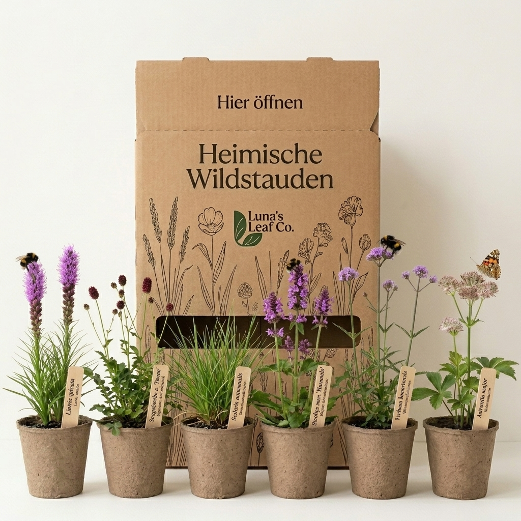 Staudenbeet Heimische Wildstauden - Pflanzenpaket für Sonne bis Halbschatten - 36 Pflanzen - Größe L