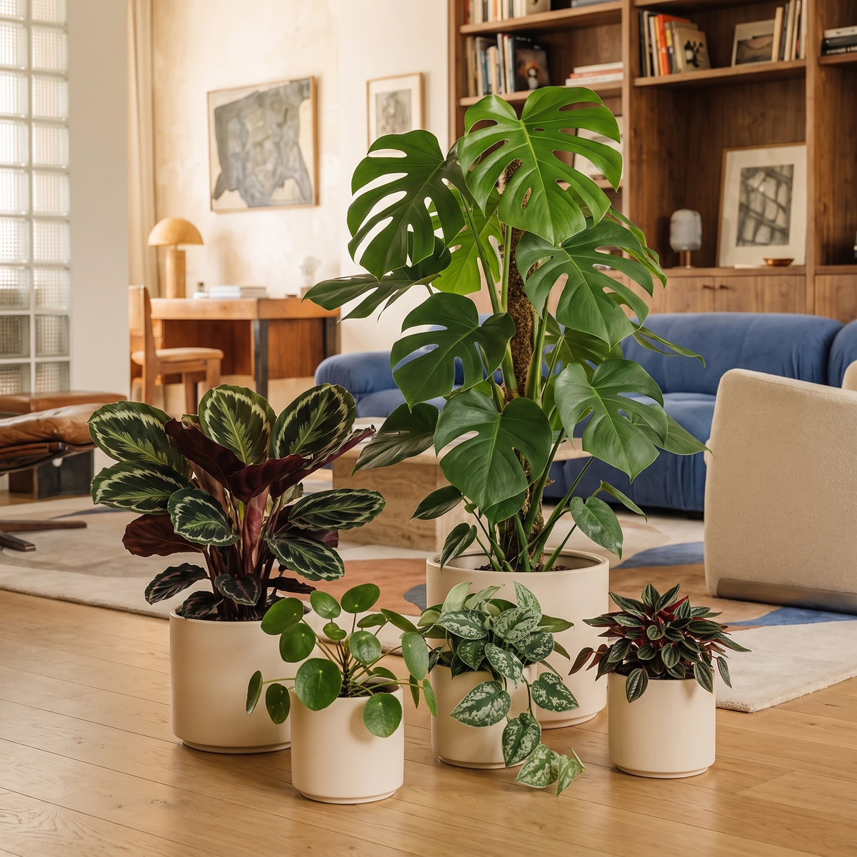 Zimmerpflanzen-Set mit Monstera als Geschenk