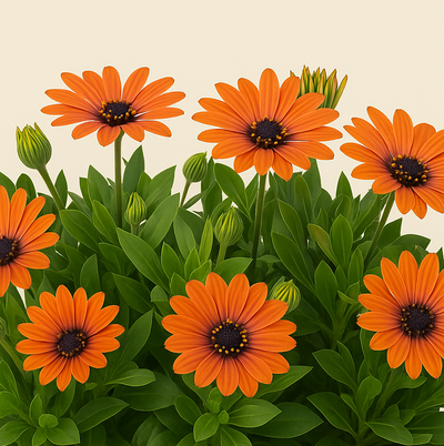 8x Kapmargerite Mix – African Daisy Mix – Osteospermum ecklonis (Sortenmix) - Luna's Leaf Co. 