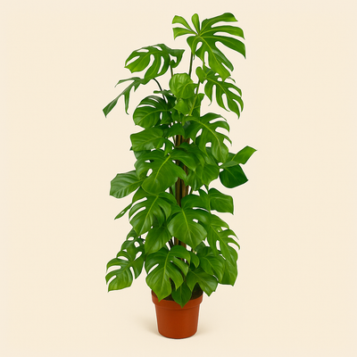 Fensterblatt XXL – Swiss Cheese Plant – Monstera deliciosa - 180 cm - ø27 - Luna's Leaf Co. 