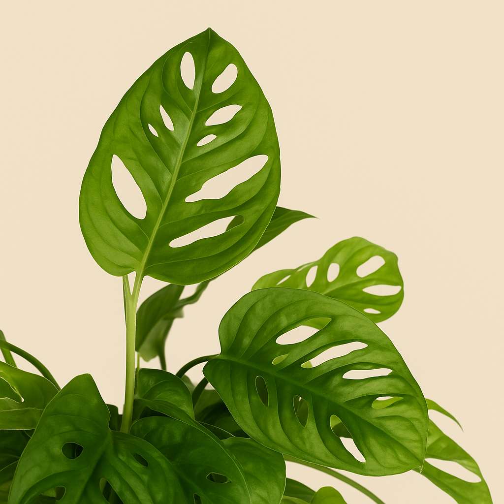 Monkey Leaf XXL – Fensterblatt mit Rankgitter – Monstera adansonii - 170 cm - ø27 - Luna's Leaf Co. 