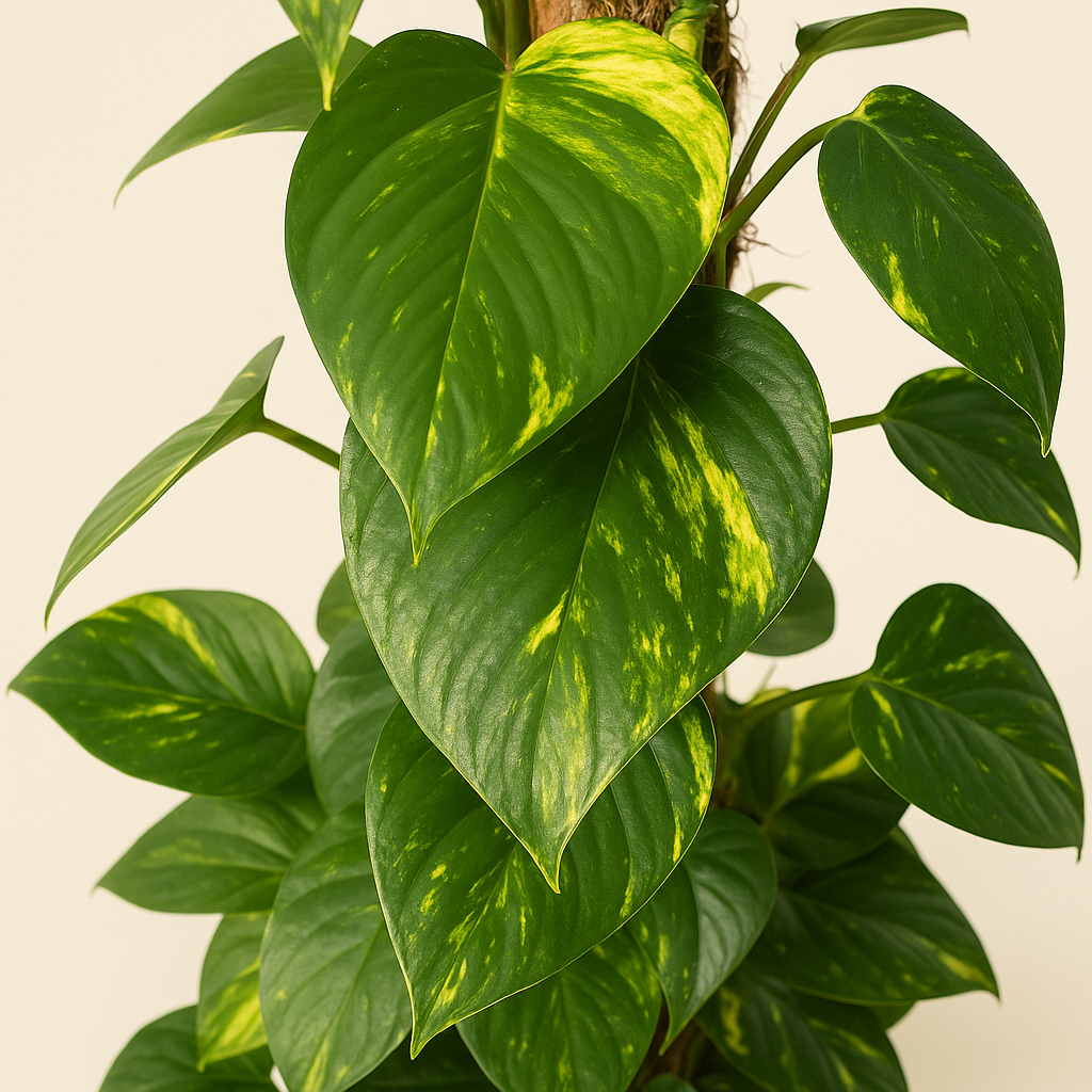 Goldene Efeutute mit Rankgitter – Epipremnum aureum - 160 cm - ø27 - Luna's Leaf Co. 