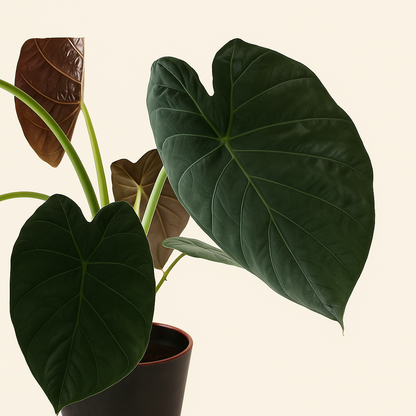 Pfeilblatt Wentii – Alocasia wentii - 120 cm - ø32 - Luna's Leaf Co. 