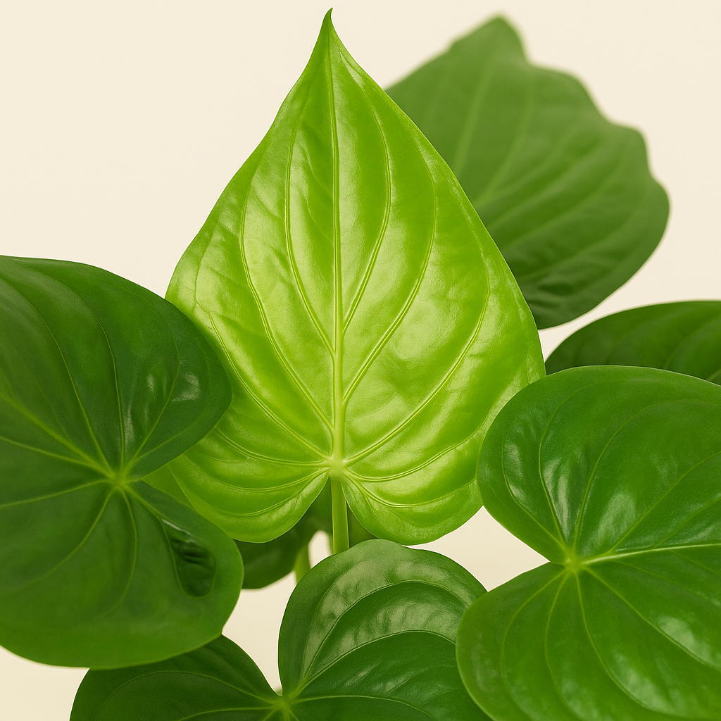 Pfeilblatt Cucullata mit Stamm – Alocasia cucullata - 120 cm - Ø26cm - Luna's Leaf Co. 