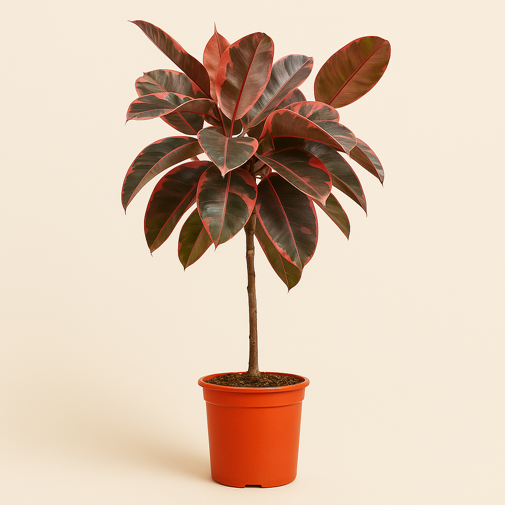 Ficus Elastica Belize mit Stamm - 130 cm - ø24 - Luna's Leaf Co. 