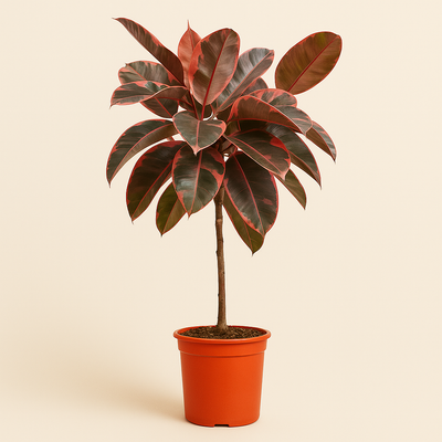 Ficus Elastica Belize mit Stamm - 130 cm - ø24 - Luna's Leaf Co. 