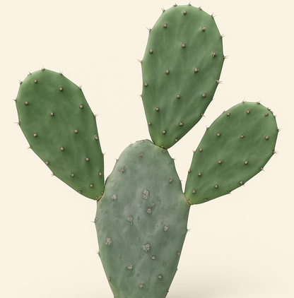 Feigenkaktus – Opuntia ficus-indica - 120 cm - Ø50cm - Luna's Leaf Co. 