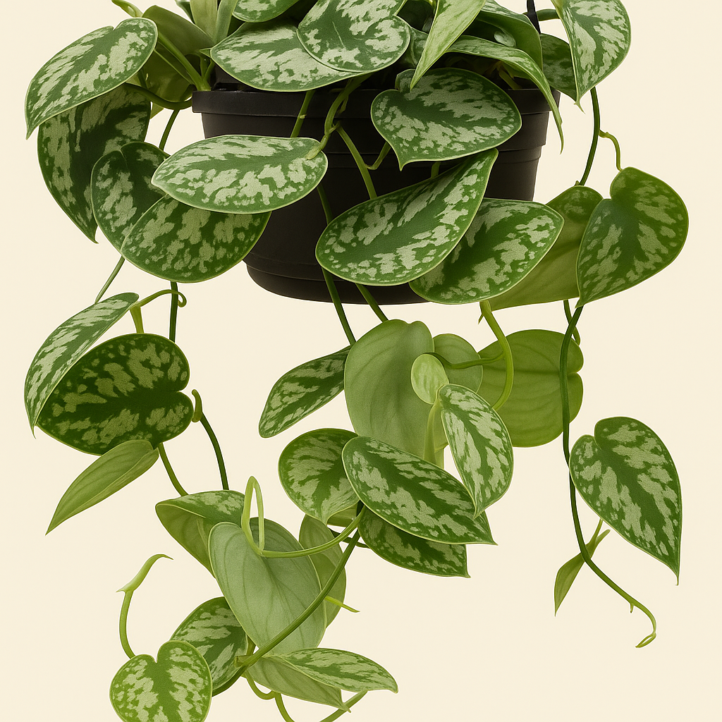 Scindapsus Pictus Trebie gaasrek - 160 cm - ø27 - Luna's Leaf Co. 