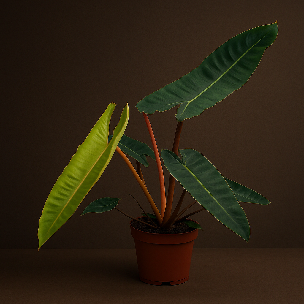 Premium Philodendron Billietiae – Philodendron billietiae - 25cm - Ø12cm - Luna's Leaf Co. 