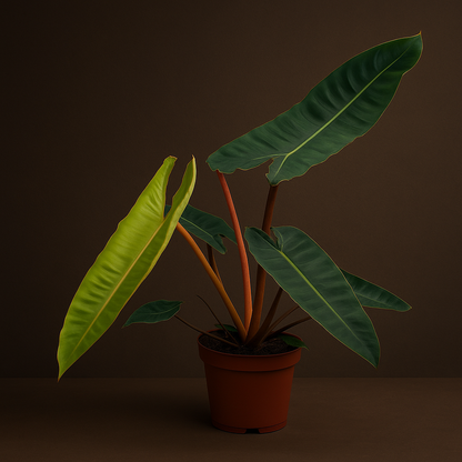 Premium Philodendron Billietiae – Philodendron billietiae - 25cm - Ø12cm - Luna's Leaf Co. 