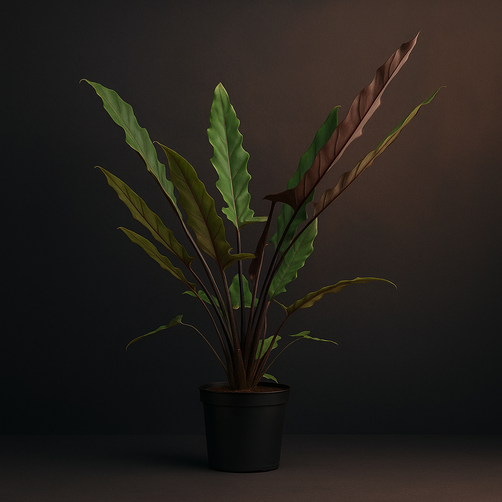 Premium Alocasia Lauterbachiana - 80 cm - Ø19cm - Luna's Leaf Co. 