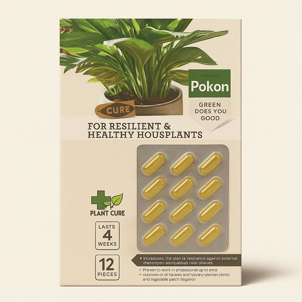 Bio Cure für widerstandsfähige und gesunde Zimmerpflanzen Kapseln - 12 Stück - Luna's Leaf Co. 