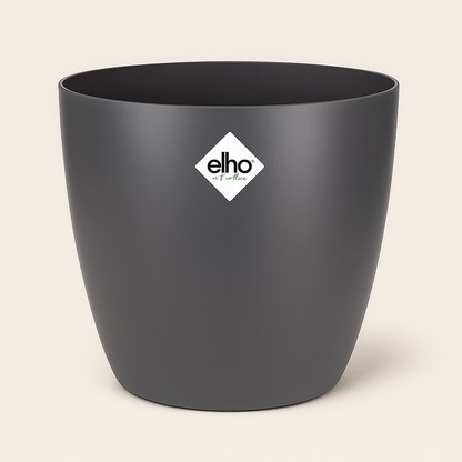 elho Brussels Rundtopf anthrazit – L – Ø30 cm, Höhe 27 cm - Luna's Leaf Co. 