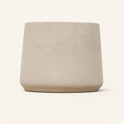 Topf beige gewaschen – L – Ø58 cm, Höhe 50 cm - Luna's Leaf Co. 