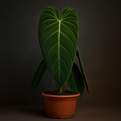 XXL-Premium Philodendron Melanochrysum - 75cm - Ø21cm - Luna's Leaf Co. 