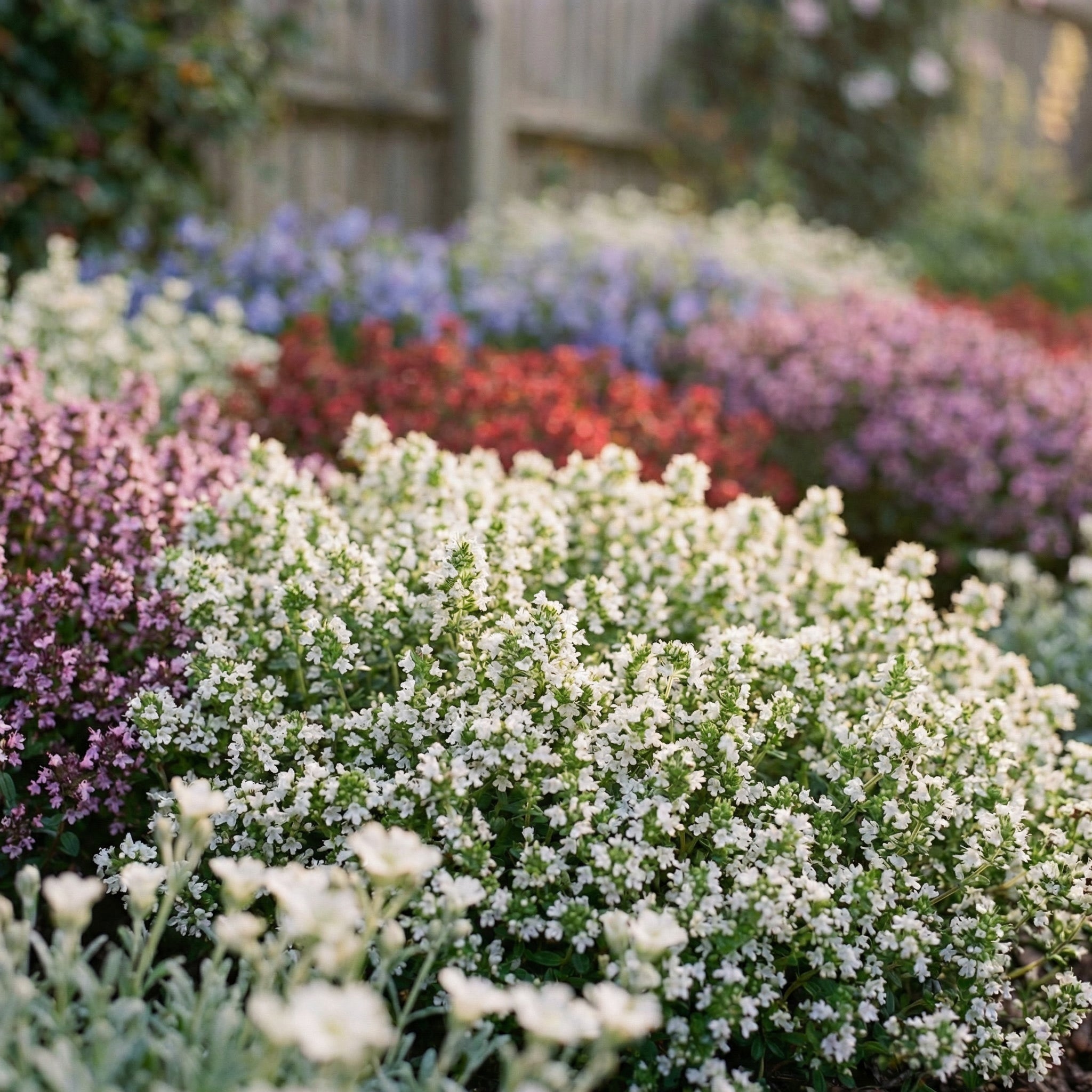 Staudenbeet Steingarten-Teppich - Pflanzenpaket für Sonne - 36 Pflanzen - Größe L