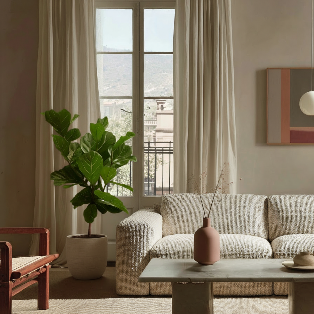 Geigenfeige auf Stamm – Ficus lyrata - 150 cm - Ø27 - Luna's Leaf Co. 