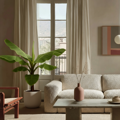 Bananenpflanze – Musa - 140 cm, Ø 27 cm - Luna's Leaf Co. 