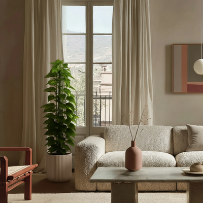Goldene Efeutute mit Rankgitter – Epipremnum aureum - 160 cm - ø27 - Luna's Leaf Co. 