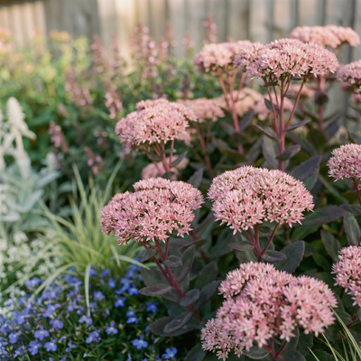 Staudenbeet Silver Dry Garden - Pflanzenpaket für Sonne - 36 Pflanzen - Größe L
