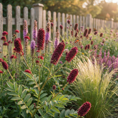Staudenbeet Heimische Wildstauden - Pflanzenpaket für Sonne bis Halbschatten - 36 Pflanzen - Größe L