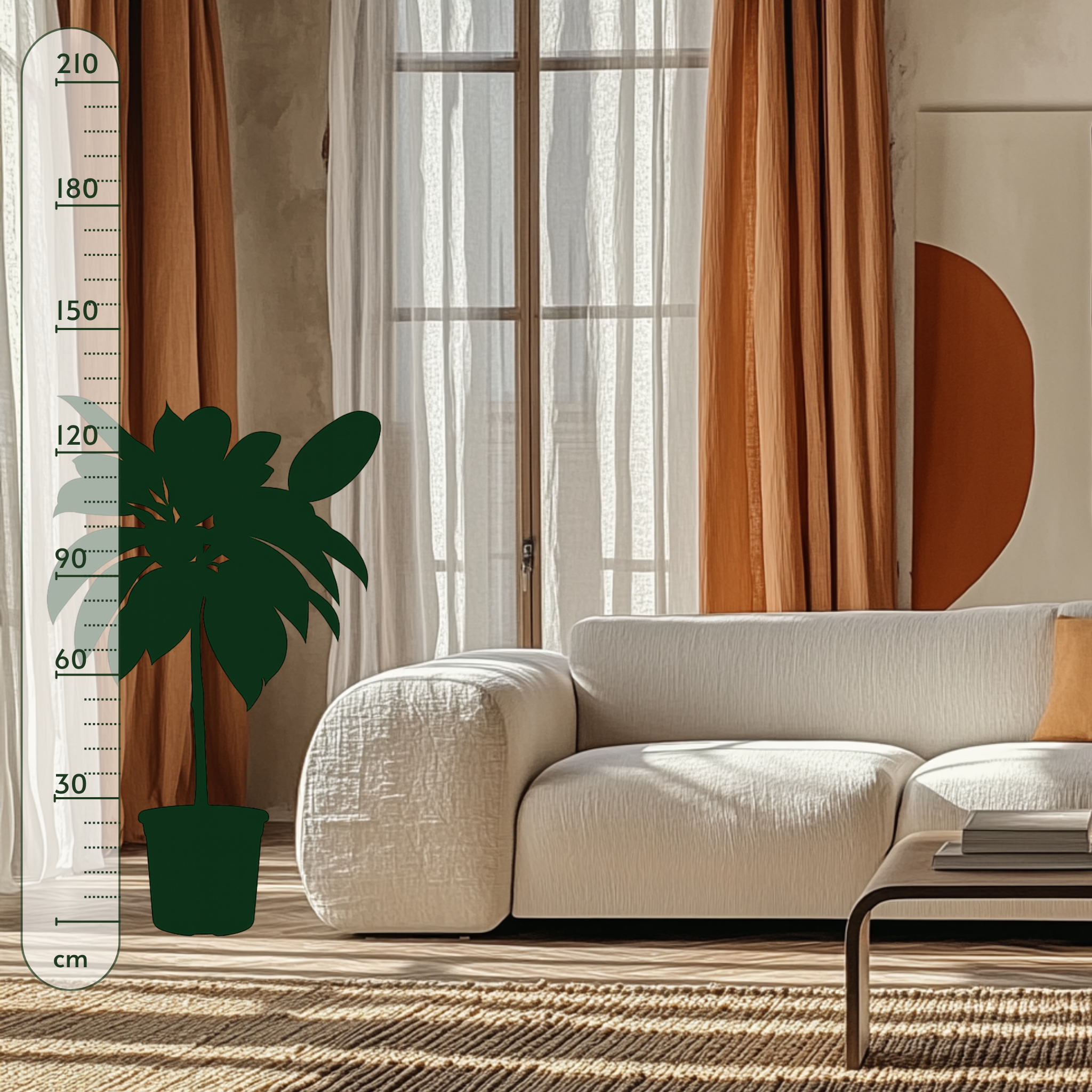Ficus Elastica Belize mit Stamm - 130 cm - ø24 - Luna's Leaf Co. 