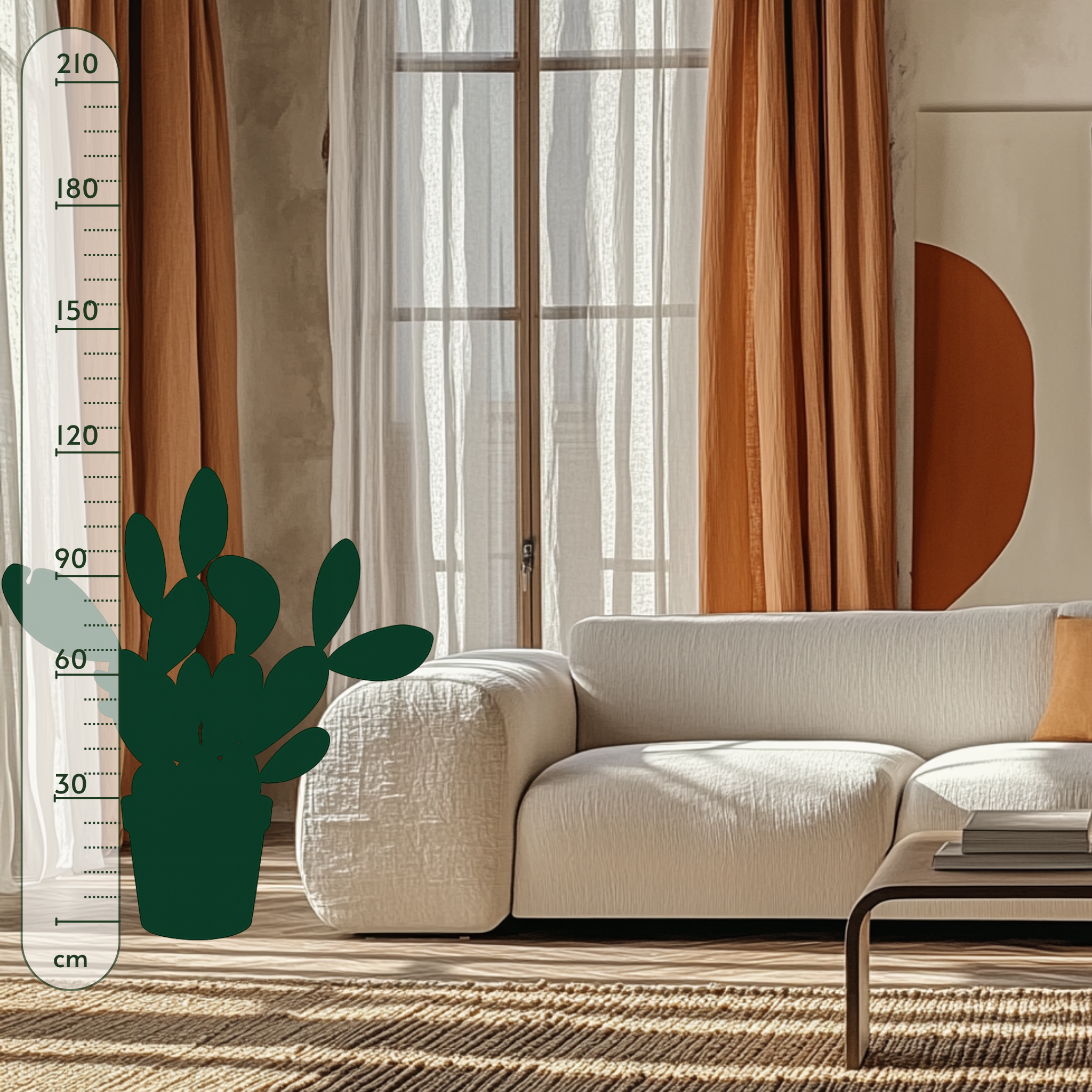 Feigenkaktus – Opuntia ficus-indica - 120 cm - Ø50cm - Luna's Leaf Co. 