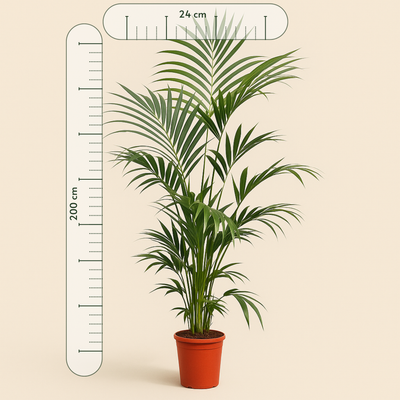 Kentia-Palme – Howea forsteriana - 200 cm - ø24 - Luna's Leaf Co. 
