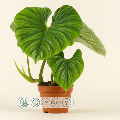 Philodendron Plowmanii  - 50cm - Ø15cm - Luna's Leaf Co. 