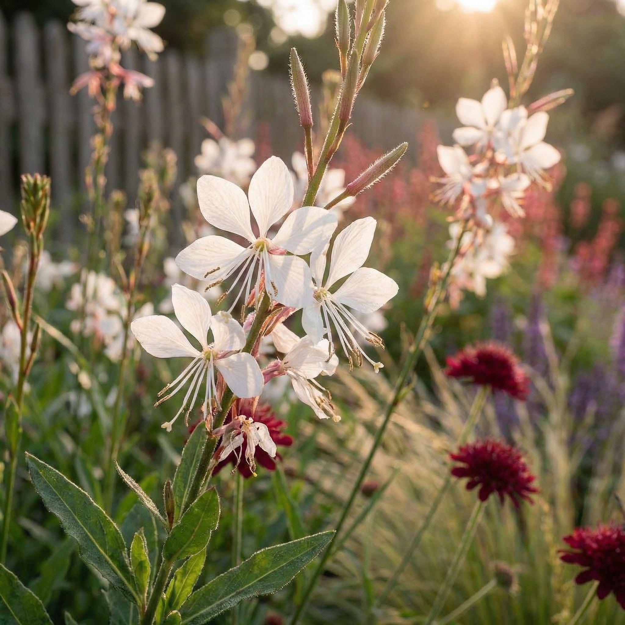 Staudenbeet Modern Cottage - Pflanzenpaket für Sonne bis Halbschatten - 36 Pflanzen - Größe L
