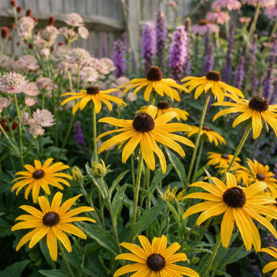 Staudenbeet Schnittblumen Beet - Pflanzenpaket für Sonne - 36 Pflanzen - Größe L