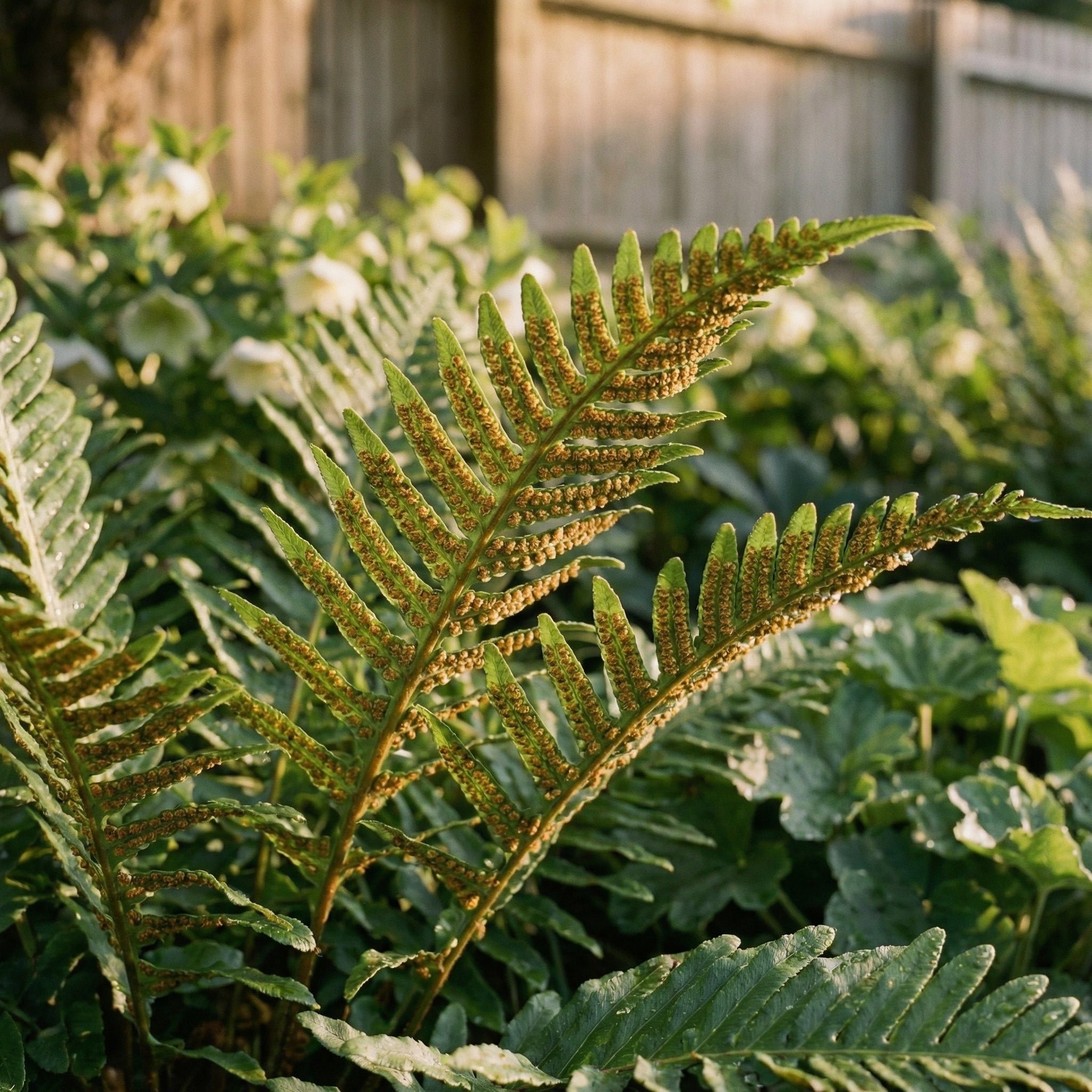 Staudenbeet Winterblüher Premium - Pflanzenpaket für Schatten - 36 Pflanzen - Größe L