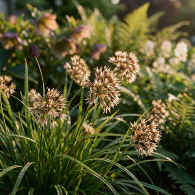Staudenbeet Winterblüher Premium - Pflanzenpaket für Schatten - 36 Pflanzen - Größe L