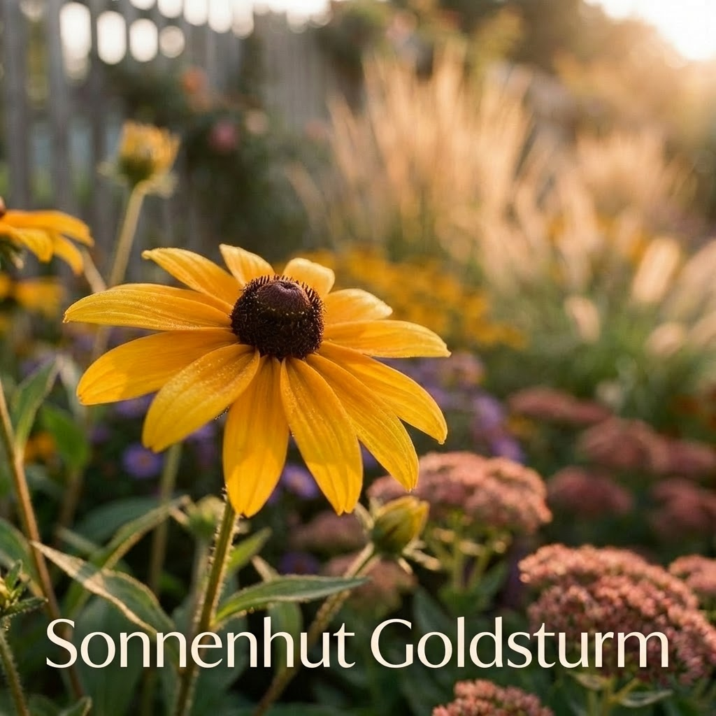 Staudenbeet Herbstglanz - Pflanzenpaket Spätblüher - 72 Pflanzen - Größe XL - Luna's Leaf Co. 