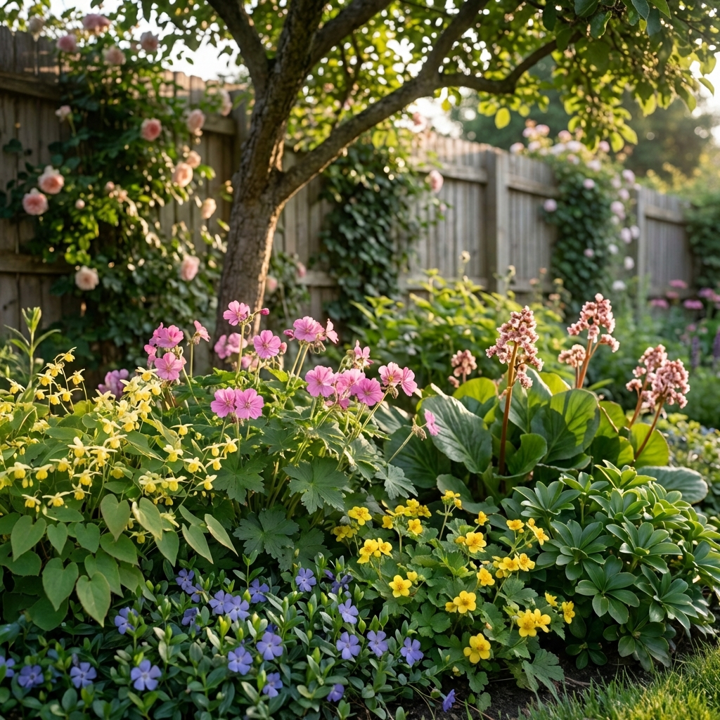 Staudenbeet Schatten-Held - Pflanzenpaket für Schatten - 36 Pflanzen - Größe L