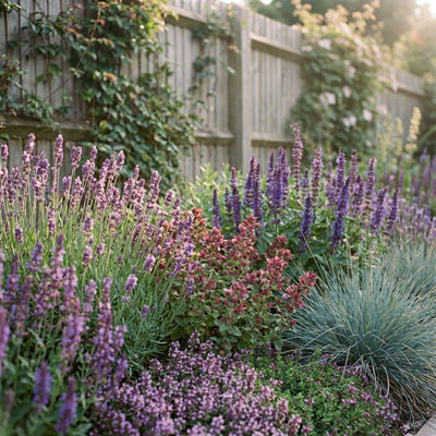 Staudenbeet Provence-Zauber XL - Pflanzenpaket für Sonne - 72 Pflanzen - Größe XL