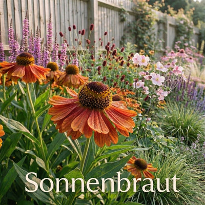 Staudenbeet Feuchtwiese XL - Pflanzenpaket für Sonne bis Halbschatten - 72 Pflanzen - Größe XL