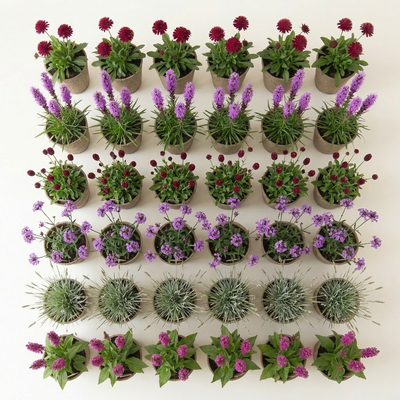 Staudenbeet Heimische Wildstauden - Pflanzenpaket für Sonne bis Halbschatten - 36 Pflanzen - Größe L