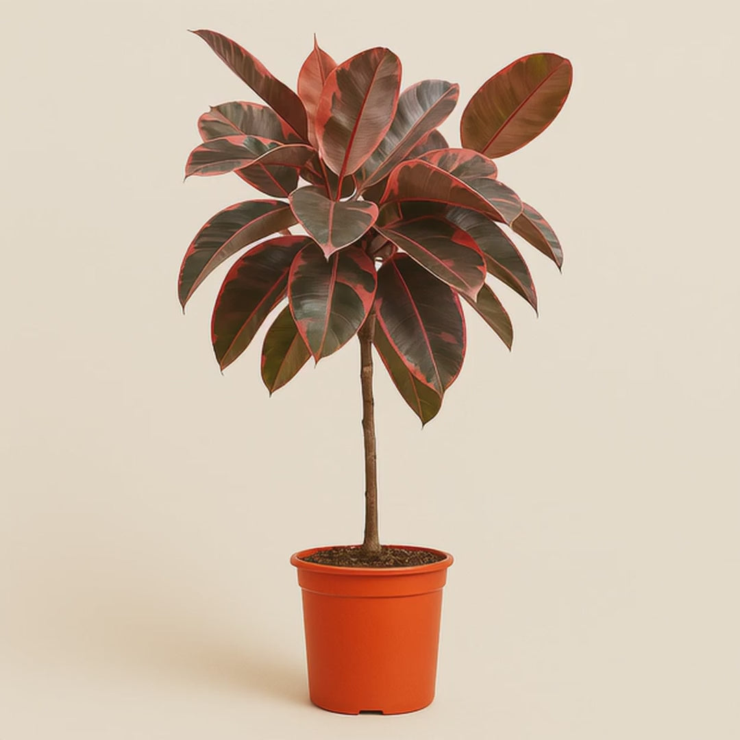 Ficus Elastica Belize mit Stamm - 130 cm - ø24